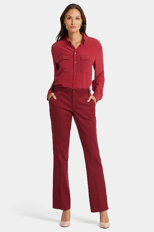 Sports Tights Barbara Bootcut Trouser Pants - Wild Currant