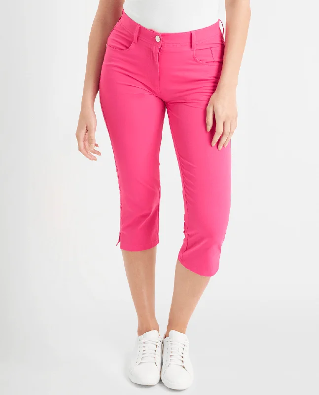 French Style GREEN LAMB Nyla Capri 034 Raspberry Pink