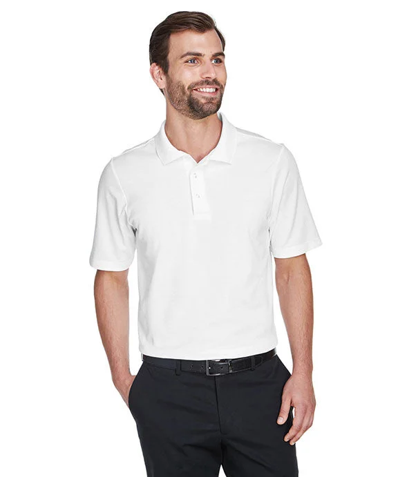 Retro Fashion DG20T - Devon & Jones CrownLux Performance® Tall Plaited Polo Shirt | White
