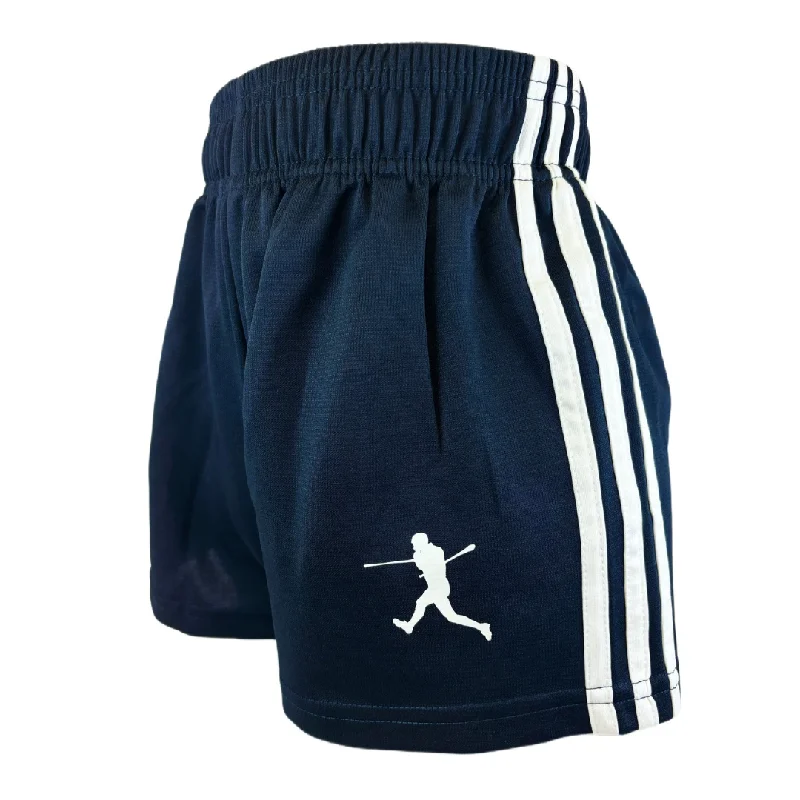 Everyday Comfort Action Shorts (Navy and white)